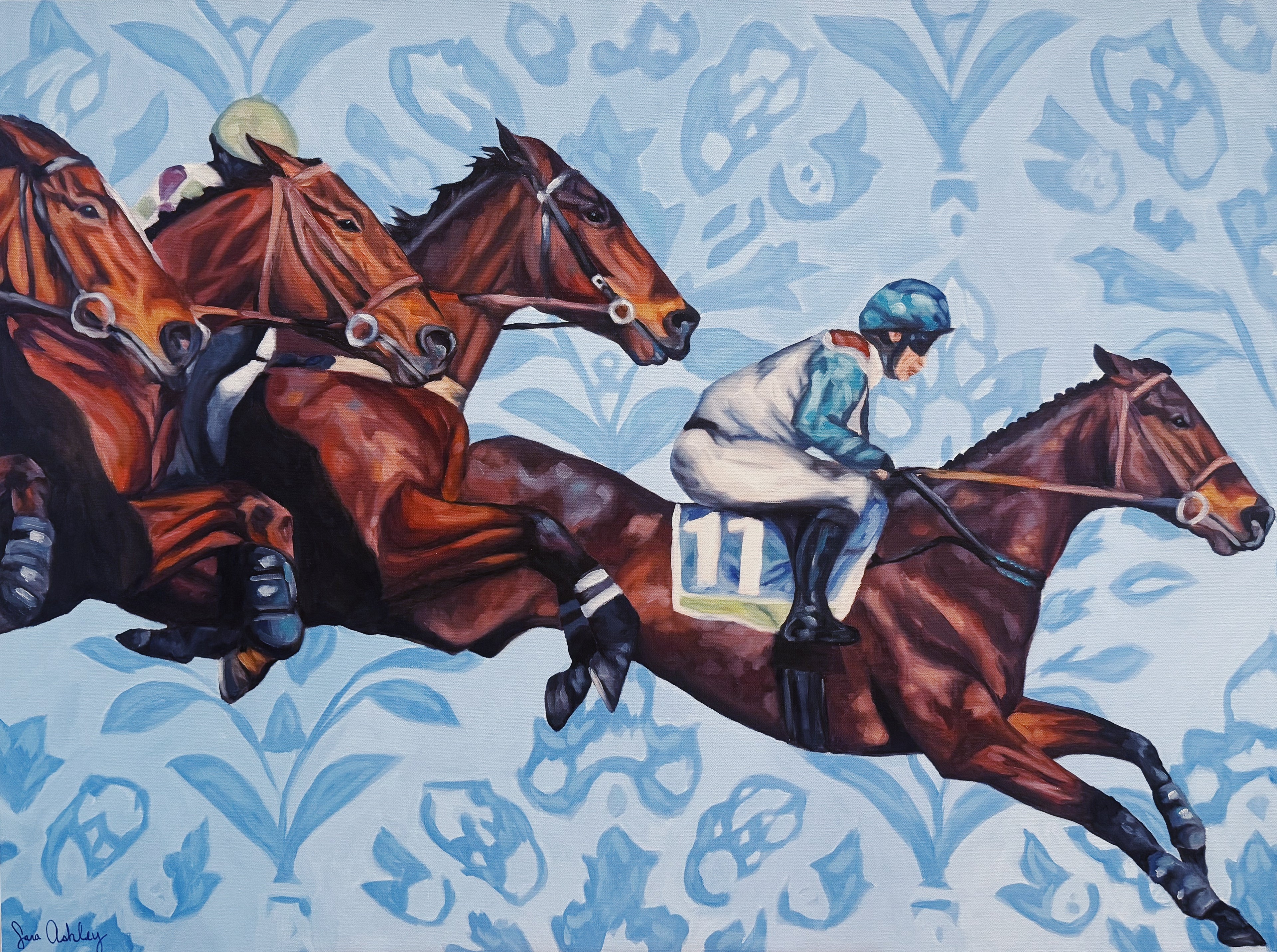 "Into the Blue" 30x40