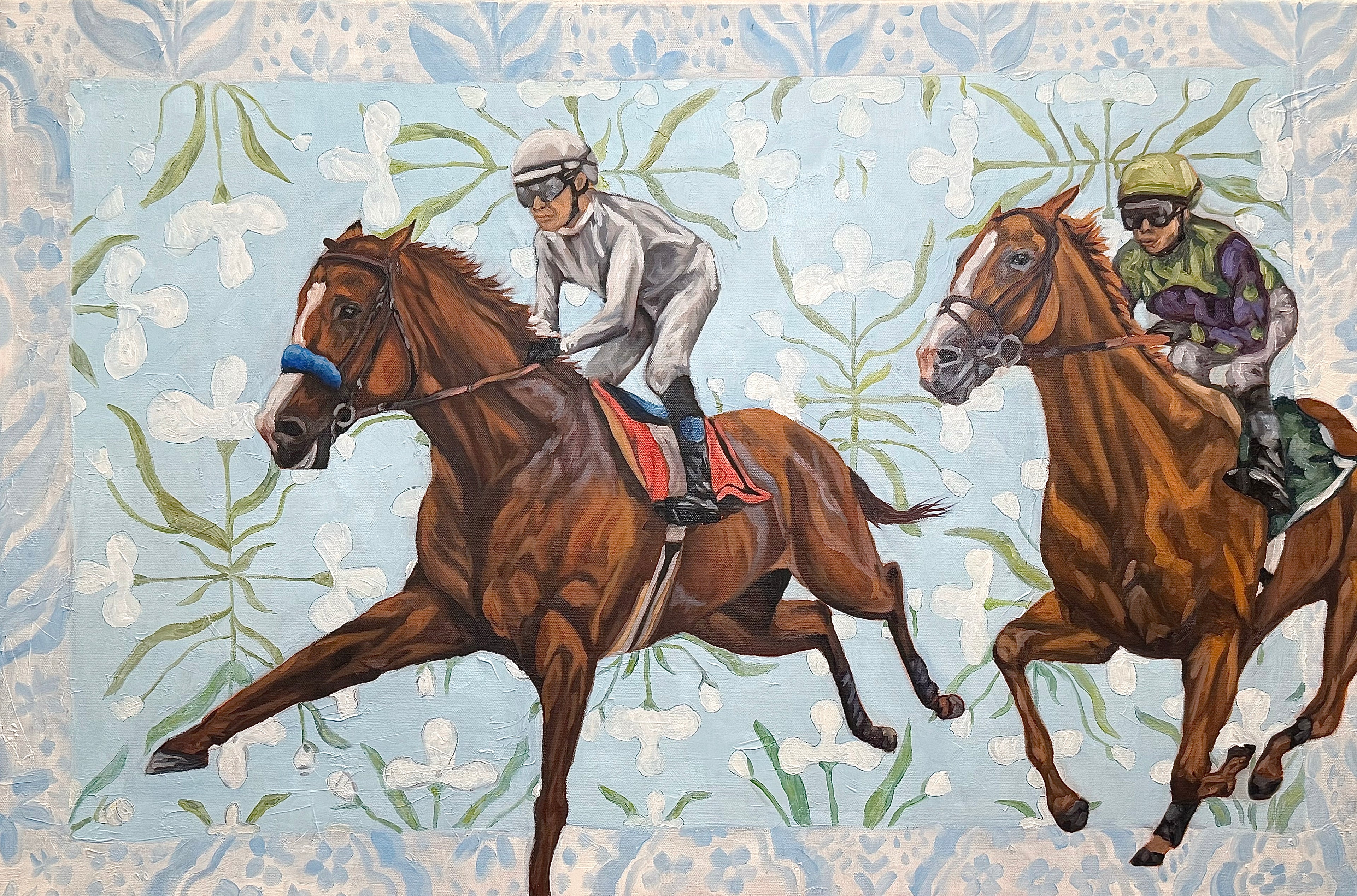 "Running in Color" 24x36